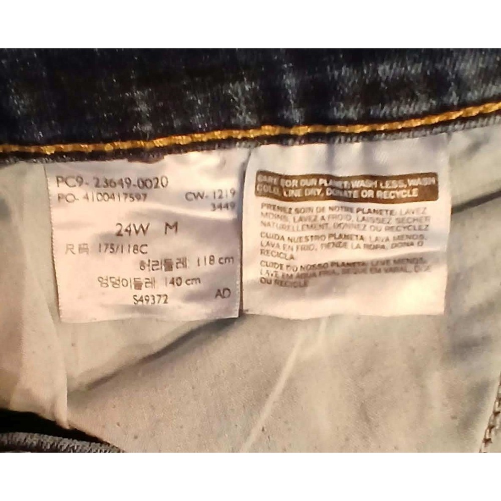 Levis Classic Bootcut Jeans Womens 24W Medium Wash Denim Plus Size 23649-0020 - Picture 4 of 5